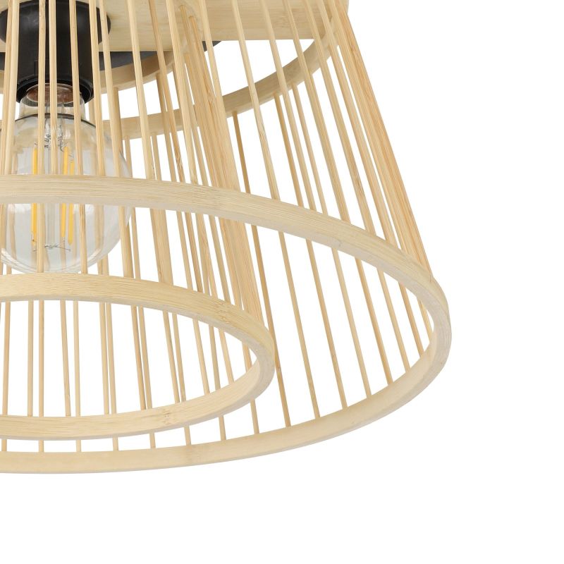 Eglo-43851 - Hykeham - Natural Bamboo Ceiling Lamp