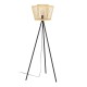 Eglo-43855 - Hykeham - Natural Bamboo Tripod Floor Lamp