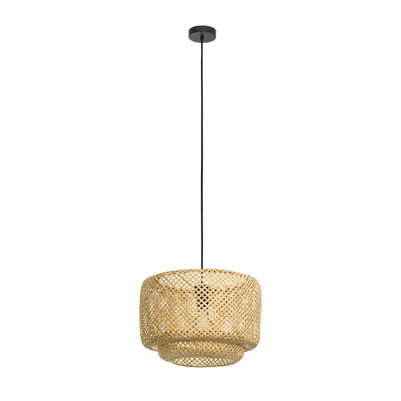 Eglo-43868 - Hettonle - Natural Rattan Pendant