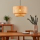 Eglo-43868 - Hettonle - Natural Rattan Pendant