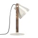 Eglo-43953 - Cawton - Wooden & Silver Table Lamp