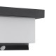 Eglo-48968 - Utrera - Black LED Solar Wall Lamp with Sensor