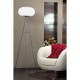 Eglo-86817 - Optica - White Opal Glass & Nickel Floor Lamp