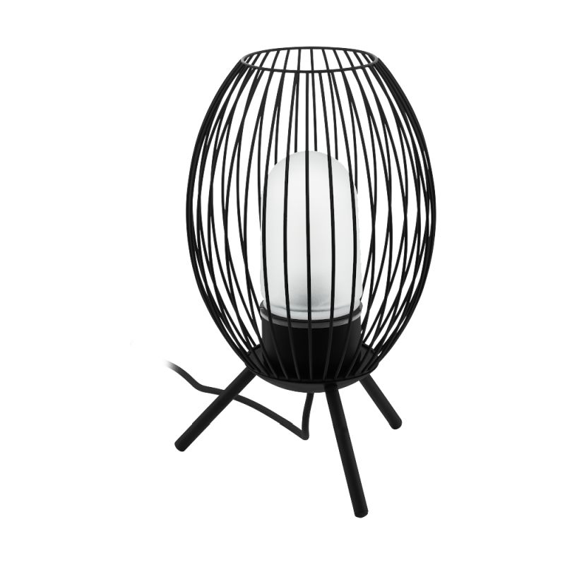Eglo-900123 - Fusignano - Black & White Plug-in Table Lamp
