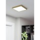 Eglo-900184 - Fueva 5 - Brushed Brass Square LED Ceiling Lamp
