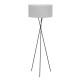 Eglo-900187 - Fondachelli - Linen Grey & Black Tripod Floor Lamp