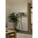 Eglo-900187 - Fondachelli - Linen Grey & Black Tripod Floor Lamp