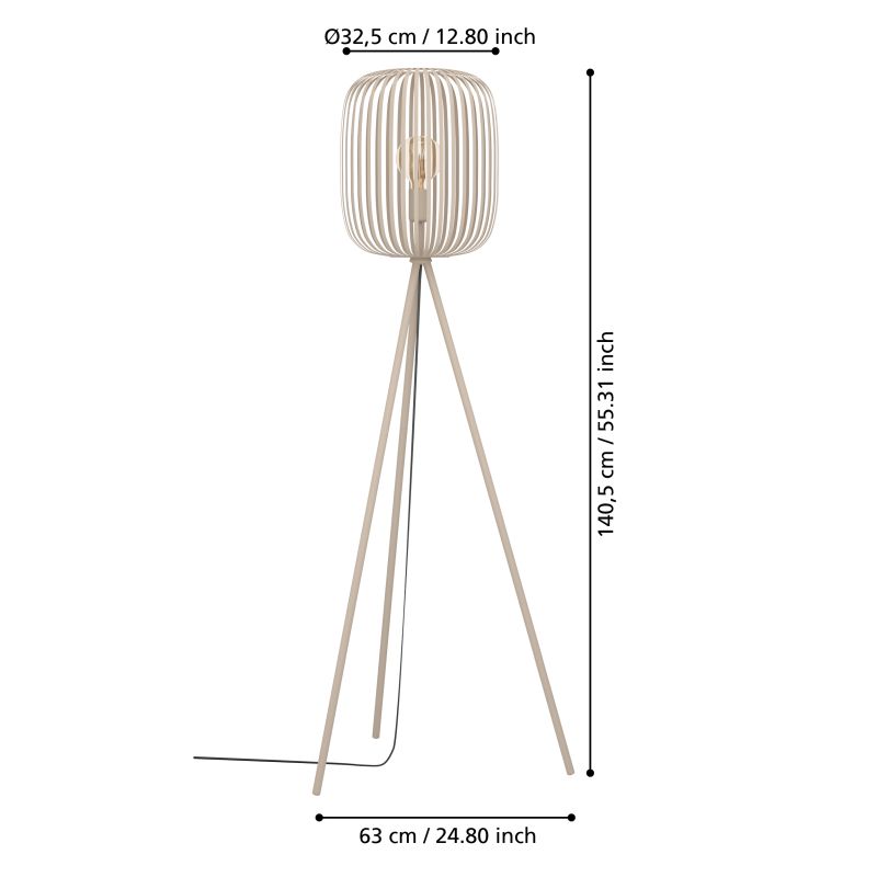 Eglo-900523 - Romazzina - Sandy Floor Lamp