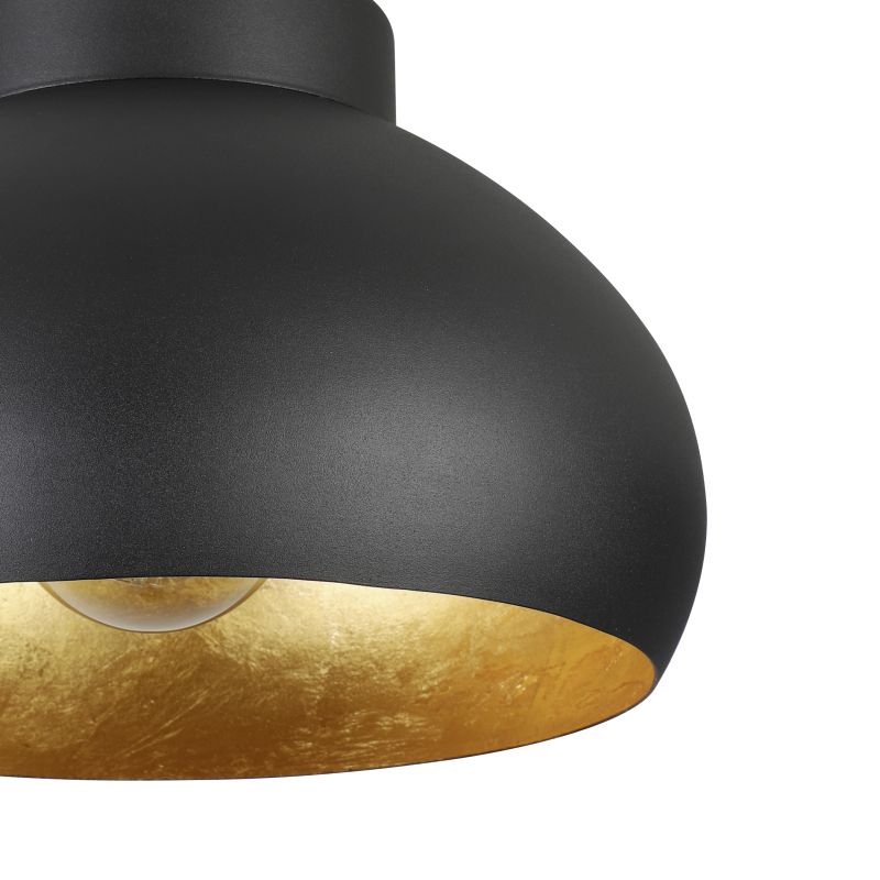 Eglo-900554 - Mogano 2 - Black and Gold Small Ceiling Lamp