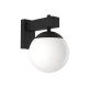 Eglo-900669 - Bufalata - Black Wall Lamp with White Globe
