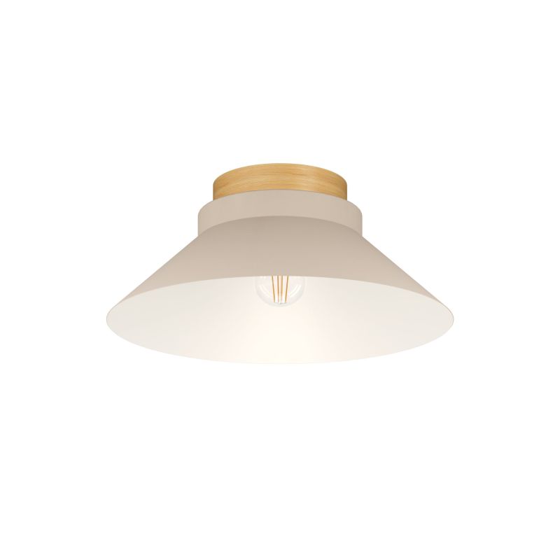 Eglo-900736 - Moharras - Sandy Ceiling Lamp with Wooden Details