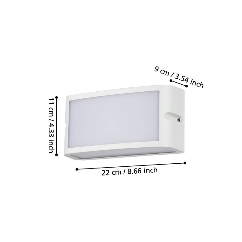 Eglo-900807 - Camarda - LED White Wall Lamp 4000K