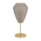 Eglo-900814 - Caprarola - Brushed Brass Table Lamp with Sandy Glass