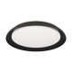 Eglo-900857 - Penjamo - Black & White LED Flush with Wooden Detail