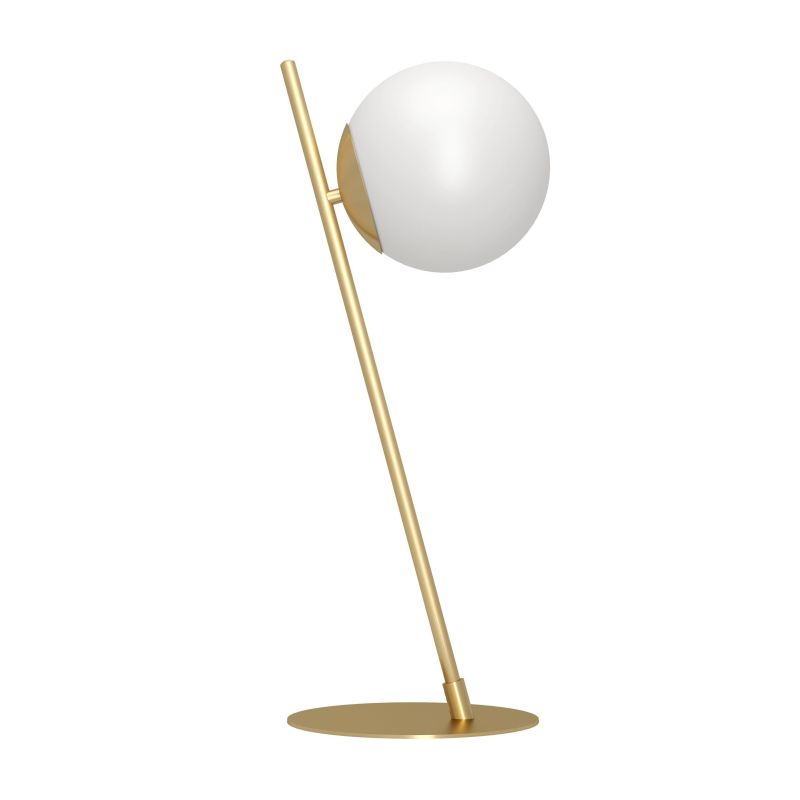Eglo-900868 - Rondo 4 - Brushed Brass Table Lamp with Opal Glass