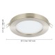 Eglo-900933 - Fueva Flex - LED Satin Nickel Recessed Downlight Ø 11.7 cm 3000K