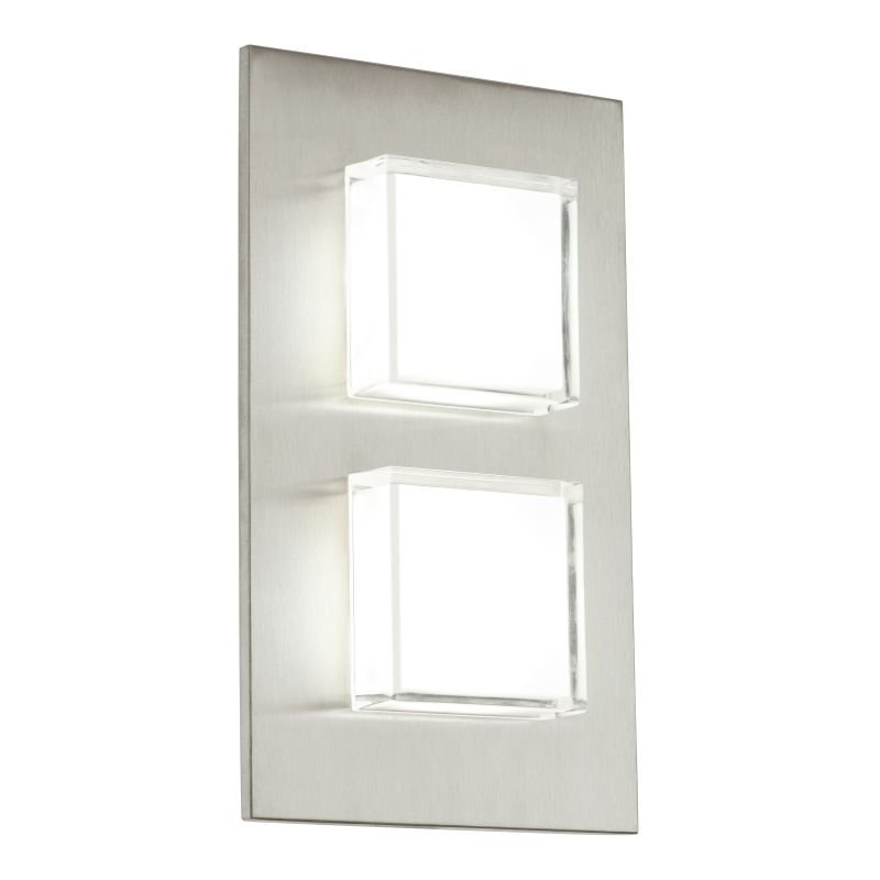 - Pias - LED Frosted & Stainless Steel Wall Lamp Eglo-93365 - Pias - LED Frosted & Stainless Steel Wall Lamp