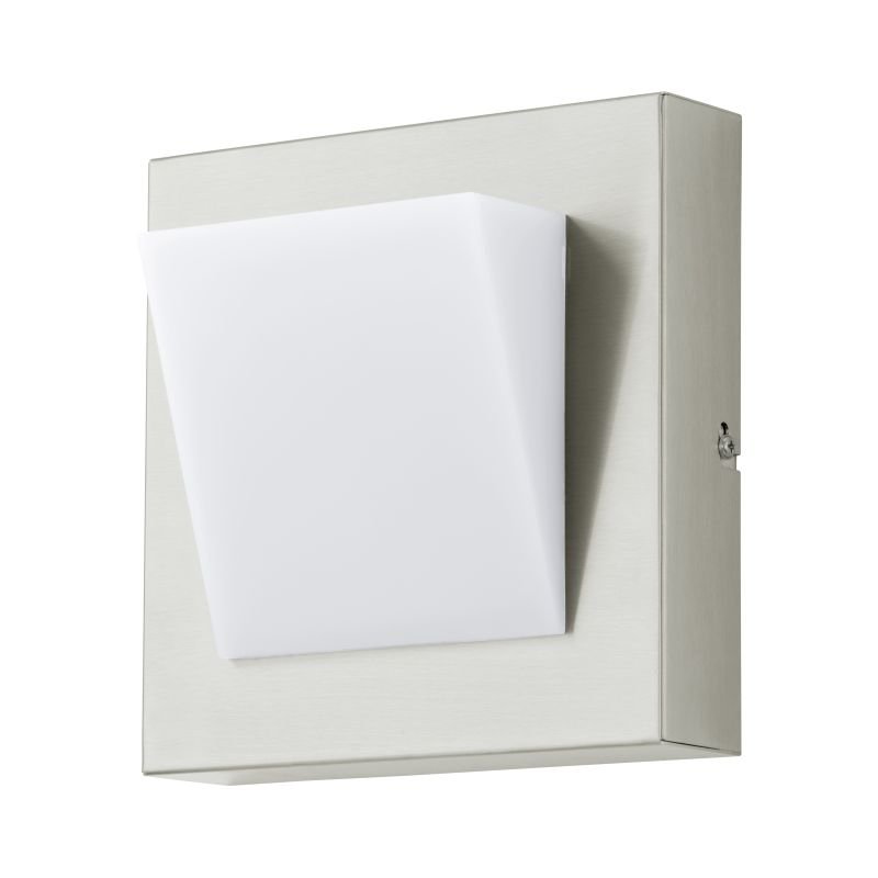 - Calgary 1 - Outdoor White & Stainless Steel Wall Lamp Eglo-94114 - Calgary 1 - Outdoor White & Stainless Steel Wall Lamp