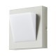- Calgary 1 - Outdoor White & Stainless Steel Wall Lamp Eglo-94114 - Calgary 1 - Outdoor White & Stainless Steel Wall Lamp
