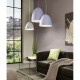 Ceiling Lights - Sarabia - Small Grey Single Hanging Pendant Eglo-94352 - Sarabia - Small Grey Single Hanging Pendant