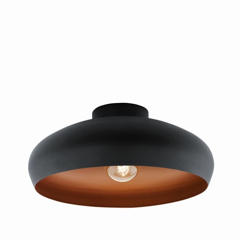 Eglo-94547 - Mogano - Indoor black, copper ceiling light