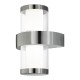 Outdoor - Beverly 1 - LED Twin Acrylic & Stainless Steel Wall Lamp Eglo-94799 - Beverly 1 - LED Twin Acrylic & Stainless Steel Wall Lamp