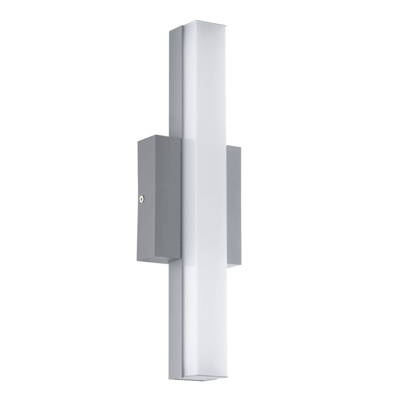 - Acate - Outdoor LED White & Silver Wall Lamp Eglo-94845 - Acate - Outdoor LED White & Silver Wall Lamp