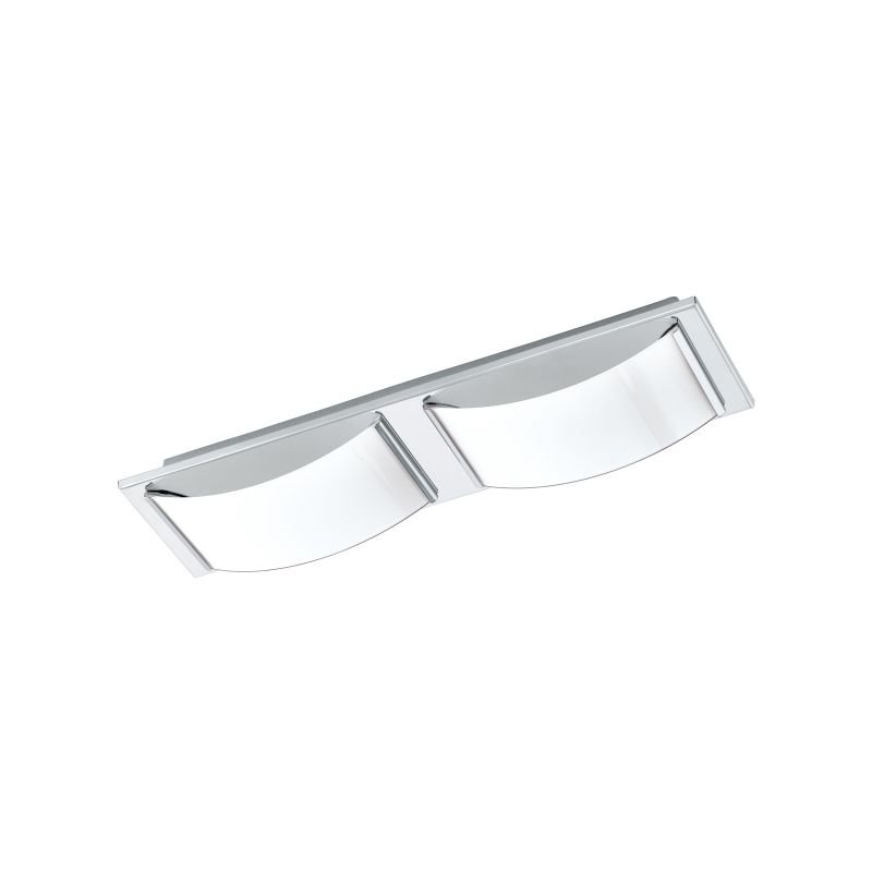 Bathroom Lights - Wasao 1 - LED White & Chrome 2 Light Wall/Ceiling Lamp Eglo-94882 - Wasao 1 - LED White & Chrome 2 Light Wall/Ceiling Lamp