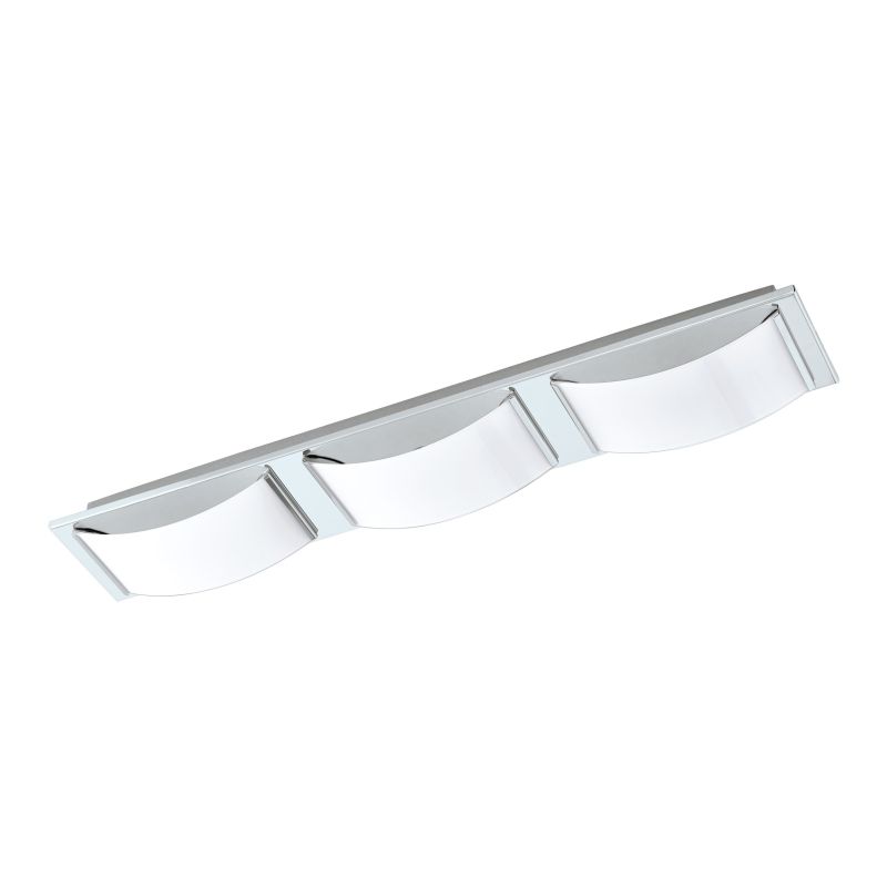 Bathroom Lights - Wasao 1 - LED White & Chrome 3 Light Wall/Ceiling Lamp Eglo-94883 - Wasao 1 - LED White & Chrome 3 Light Wall/Ceiling Lamp