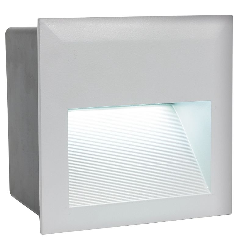 Eglo-95235 - Zimba-LED - Silver Square Recessed Brick Light