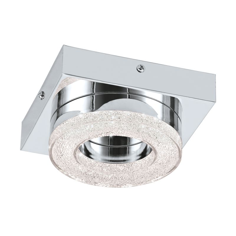 Ceiling Lights - Fradelo - LED Crystal with Chrome Circle Flush Eglo-95662 - Fradelo - LED Crystal with Chrome Circle Flush