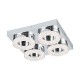 Ceiling Lights - Fradelo - LED Crystal with Chrome 4 Light Circle Flush Eglo-95664 - Fradelo - LED Crystal with Chrome 4 Light Circle Flush