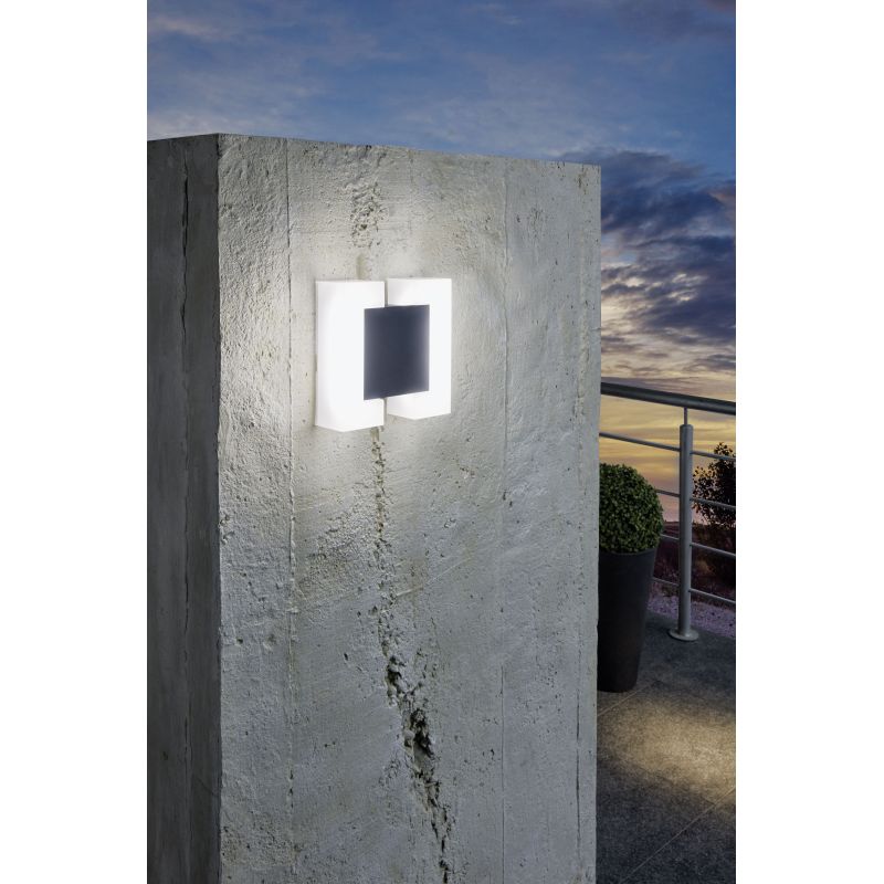 Eglo-95988 - Sitia - Outdoor LED White & Anthracite Wall Lamp