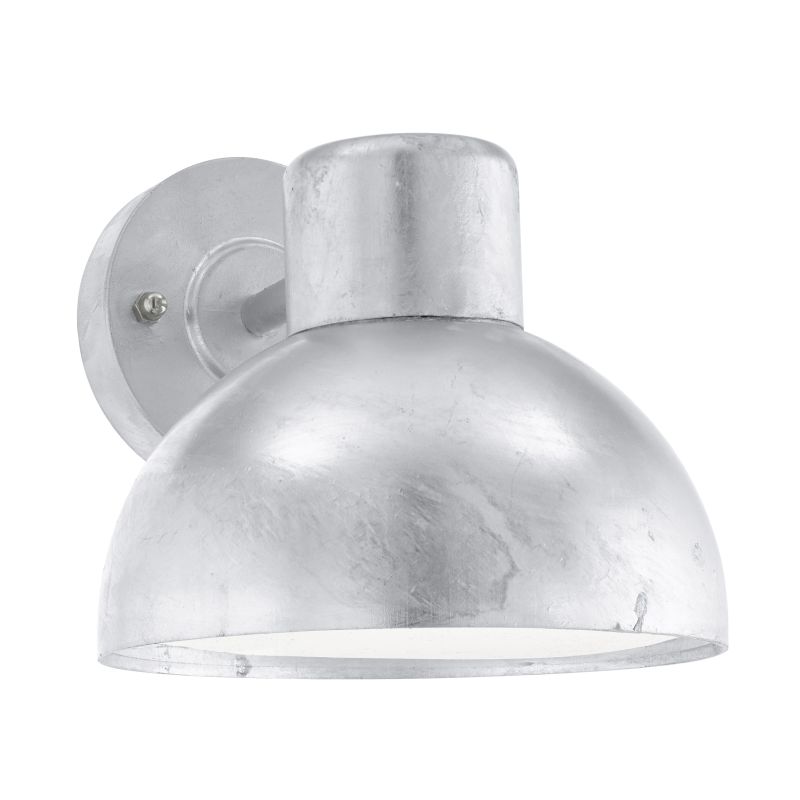 Outdoor - Entrimo - Outdoor White & Silver Wall Lamp Eglo-96206 - Entrimo - Outdoor White & Silver Wall Lamp