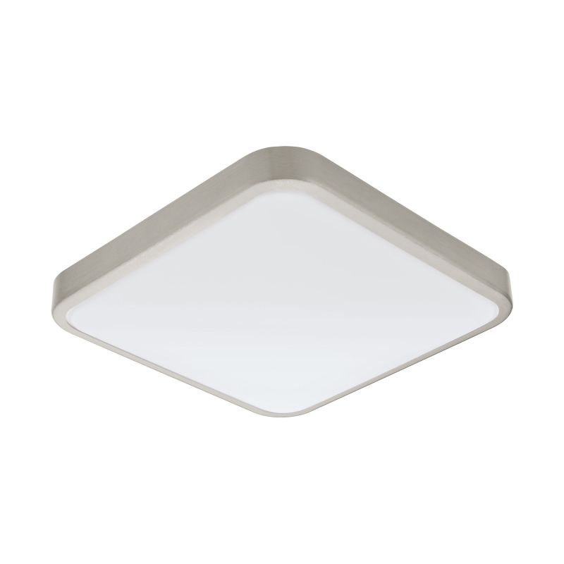 Bathroom Lights - Manilva 1 - LED White & Satin Nickel Ceiling Lamp Eglo-96231 - Manilva 1 - LED White & Satin Nickel Ceiling Lamp