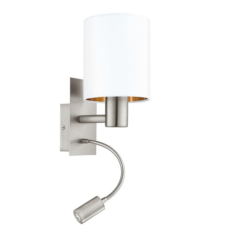 Eglo-96484 - Pasteri - White & Copper with Nickel Mother&Child Wall Lamp