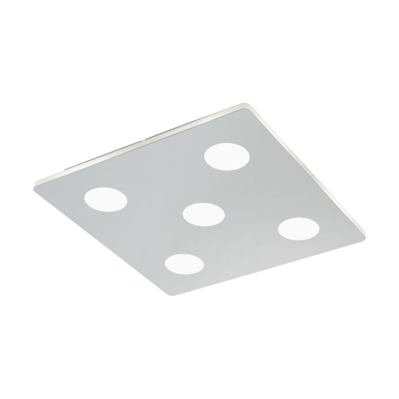 Bathroom Lights - Cabus - LED White & Chrome 5 Light Flush Eglo-96939 - Cabus - LED White & Chrome 5 Light Flush