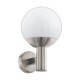 Outdoor - Nisia-C - Outdoor White & Stainless Steel Wall Lamp Eglo-97247 - Nisia-C - Outdoor White & Stainless Steel Wall Lamp