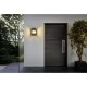 Eglo-97294 - Soncino - Outdoor Clear & Black Twin Lantern Wall Lamp