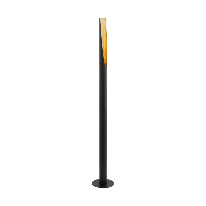 Eglo-97584 - Barbotto - Black & Gold Tube Floor Lamp