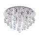 Eglo-97699 - Almonte - Crystal & Chrome 8 Light Ceiling Lamp