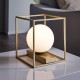 Table & Floor Lamp - Vallaspra - Opal Glass with Champagne Table Lamp Eglo-97794 - Vallaspra - Opal Glass with Champagne Table Lamp