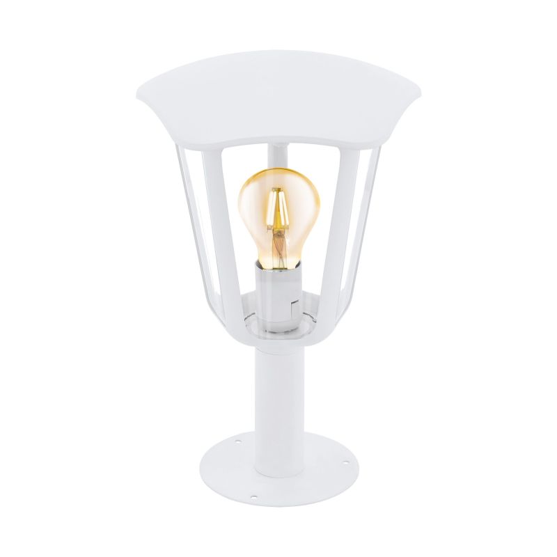 Outdoor - Monreale - Outdoor Clear & White Small Post Eglo-98117 - Monreale - Outdoor Clear & White Small Post