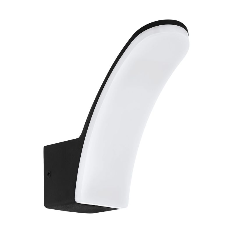 Eglo-98148 - Fiumicino - Outdoor LED Modern Black Wall Lamp