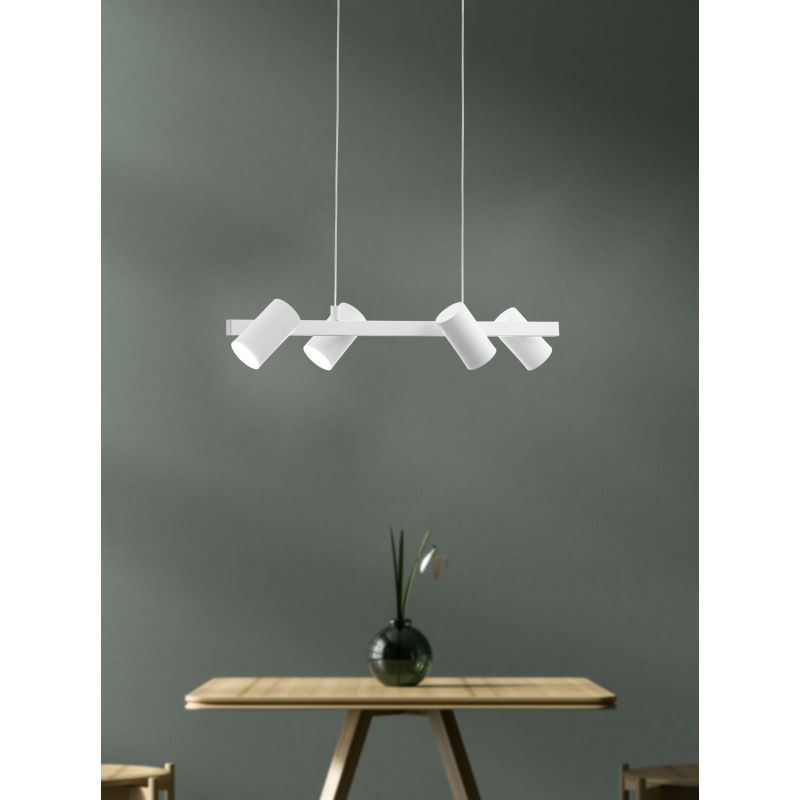Kitchen Lights - Gatuela - White 4 Light over Island Spotlights Eglo-98686 - Gatuela - White 4 Light over Island Spotlights