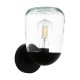 Eglo-98701 - Donatori - Outdoor Black Wall Lamp with Clear Glass