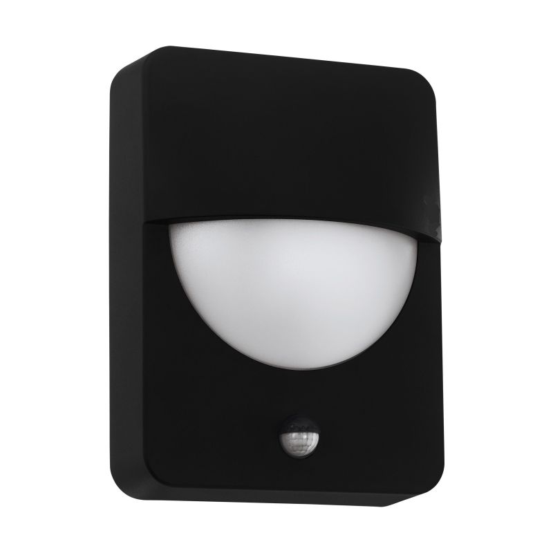 Eglo-98705 - Salvanesco - Outdoor Black & White PIR Wall Lamp