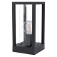 Eglo-98714 - Cascinetta - Black & Clear Glass Lantern Small Post