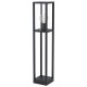 Eglo-98715 - Cascinetta - Black & Clear Glass Lantern Big Post