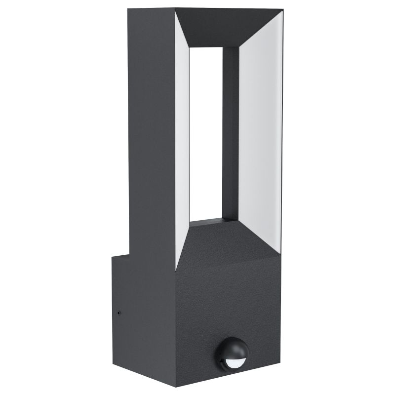 Eglo-98726 - Riforano - Black & White LED Wall Lamp with Sensor